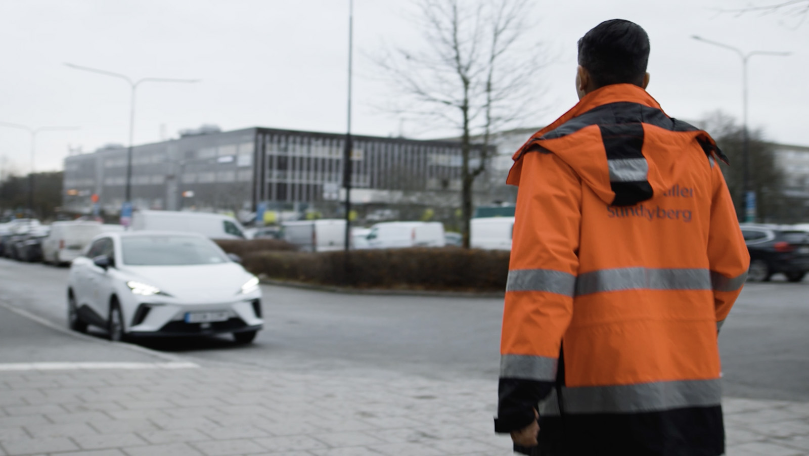 Personal från larmpatrullen i Sundbyberg